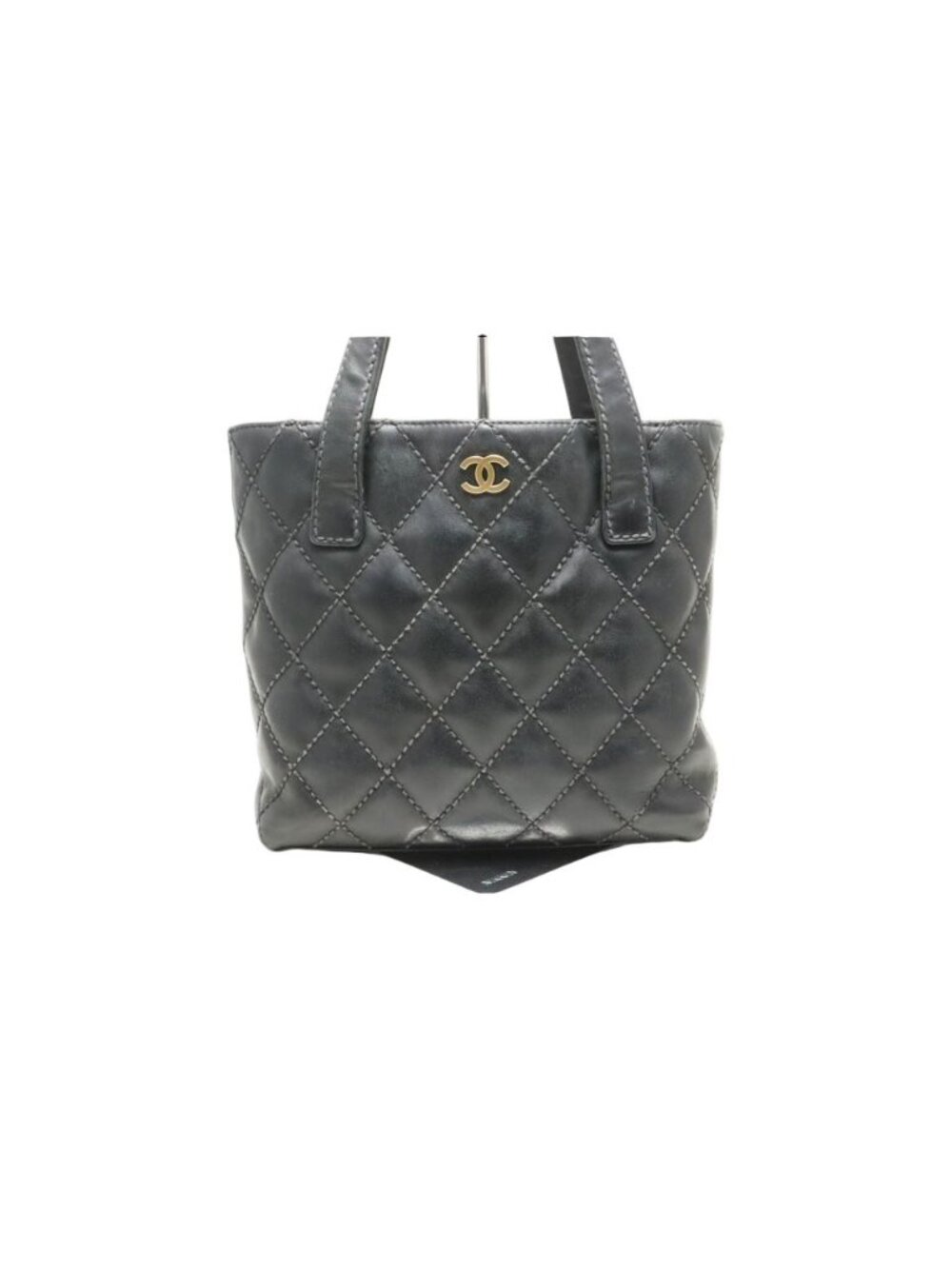 Chanel Wild Stitch GD Leather Tote
